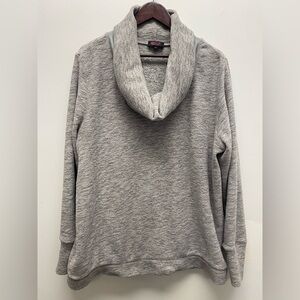 4 for $25 🍒 ACX Cozy Gray Women's Cowl Neck Sweater Size 1x
